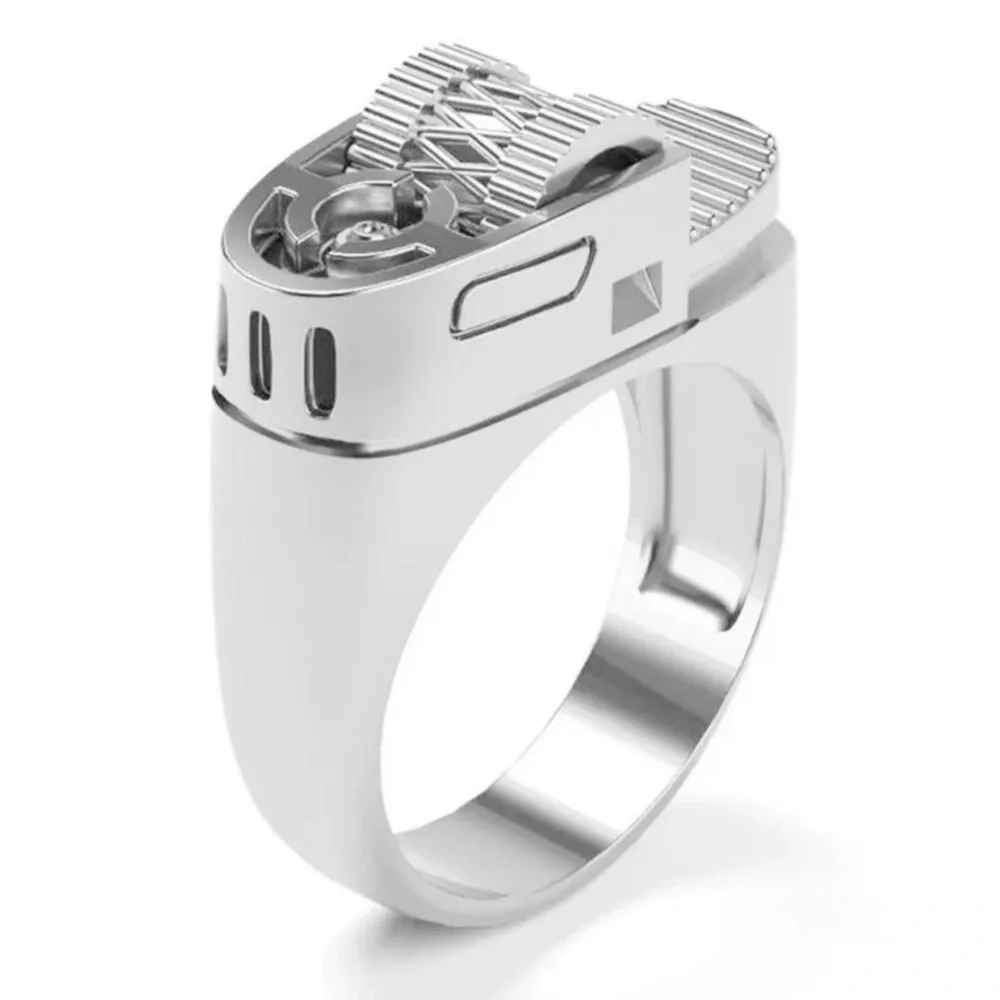 Men’s Unique Silver Ring!